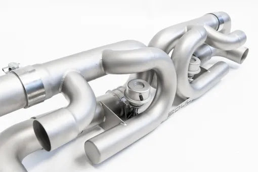 SOUL 12-16 Porsche 991.1 Carrera Base (without PSE) Valved Perf. Exhaust - Pol. Chrome Tips - w/ VC-thumbmail-4