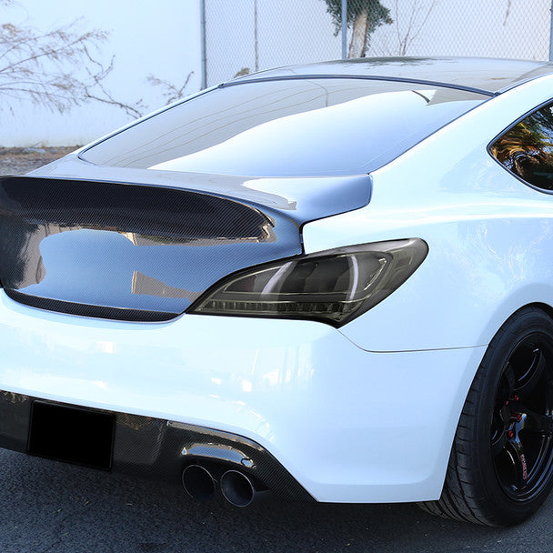 Spec D 2010-2016 Hyundai Genesis Coupe White Bar Sequential LED Tail Lights (Chrome Housing/Smoke Lens)-thumbmail-9