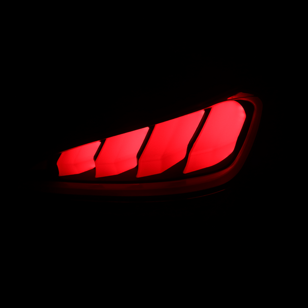Spec D 2010-2016 Hyundai Genesis Coupe Red Bar Sequential LED Tail Lights (Satin Black Housing/Clear Lens)-thumbmail-3