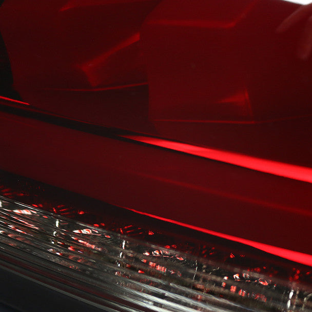 Spec D 2010-2016 Hyundai Genesis Coupe White Bar Sequential LED Tail Lights (Chrome Housing/Red Smoke Lens)-thumbmail-5