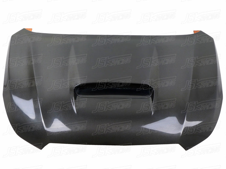 JSK Racing 2013-17 Subaru XV STI Style Carbon Fiber Hood-thumbmail-3