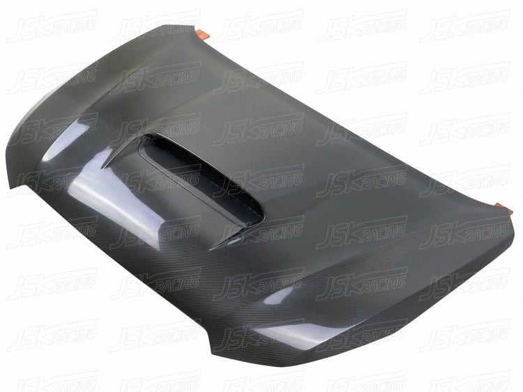 JSK Racing 2013-17 Subaru XV STI Style Carbon Fiber Hood-thumbmail-4