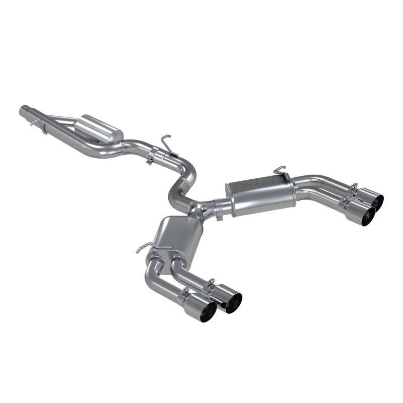 MBRP 15-18 Audi S3 304SS 3in Quad Split Rear Exit C/B System-thumbmail-2