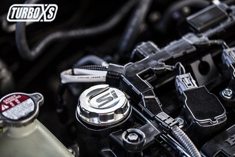Turbo XS 2016+ Honda Civic Grey Oil Cap-thumbmail-3