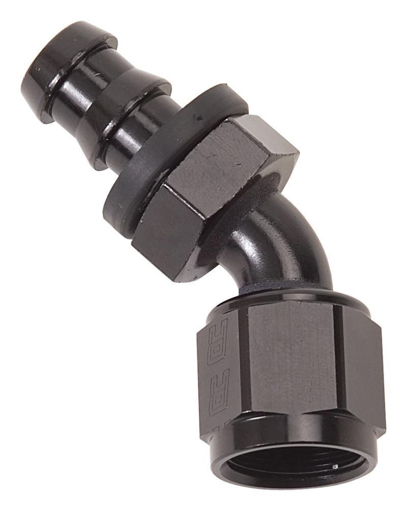 Russell Performance -4 AN Twist-Lok 45 Degree Hose End (Black)-thumbmail-3