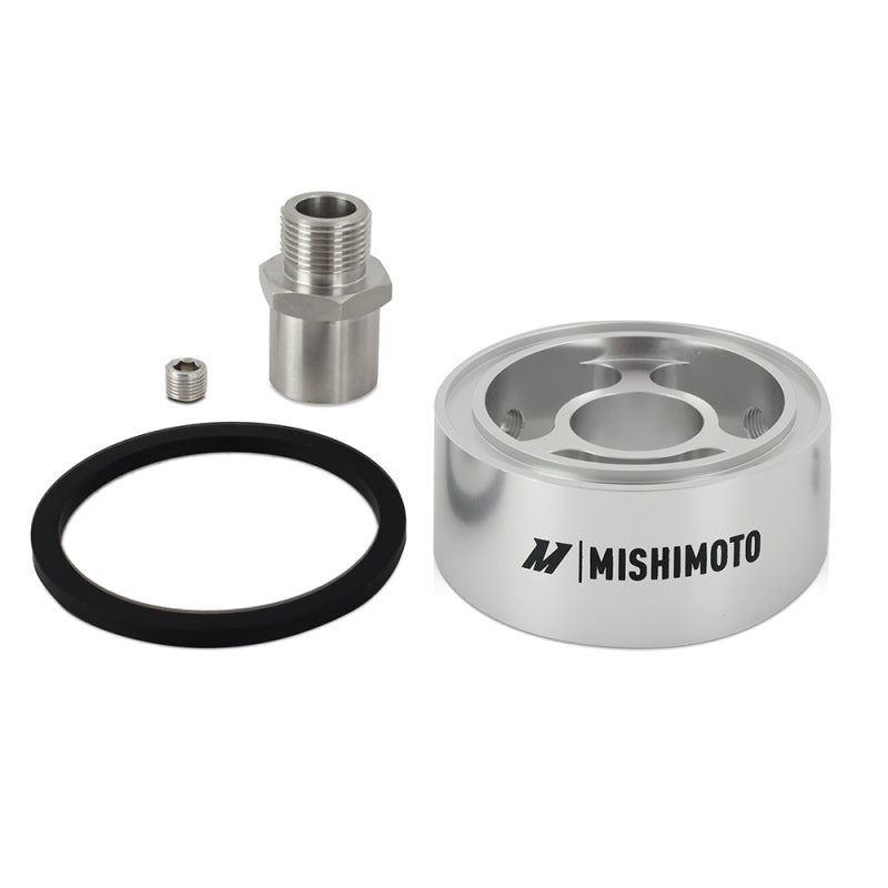 Mishimoto Oil Filter Spacer 32mm M20 x 1.5 Thread - Silver-thumbmail-1