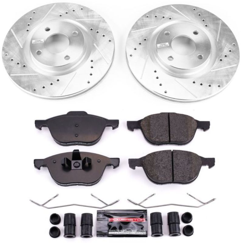 Power Stop 2018 Ford EcoSport Front Z23 Evolution Sport Brake Kit-thumbmail-1