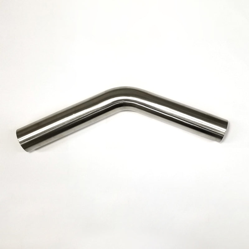 Stainless Bros 1.50in Diameter 1.5D / 2.25in CLR 45 Degree Bend 6.5in leg/6.5in leg Mandrel Bend-thumbmail-1