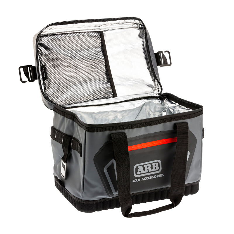 ARB Cooler Bag Charcoal w/ Red Highlights 15in L x 11in W x 9in H Holds 22 Cans-thumbmail-24