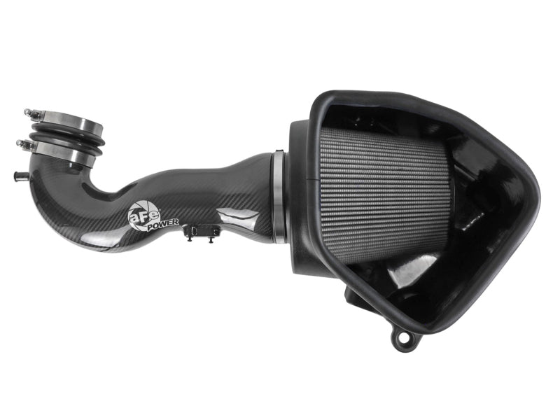 aFe 19-21 GM Trucks 5.3L/6.2L Track Series Carbon Fiber Cold Air Intake System W/ Pro Dry S Filters-thumbmail-16