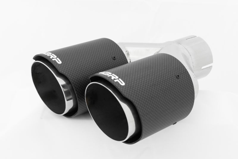 MBRP Universal Carbon Fiber Dual Tip 3.5in OD/2.5in Inlet-thumbmail-2