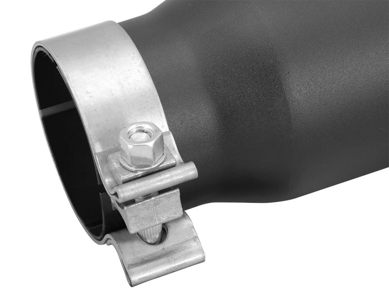 aFe MACHForce XP 3in Inlet x 4in Outlet x 9in Length Clamp-On Black Tip-thumbmail-7