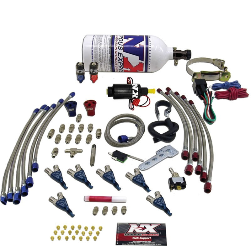 Nitrous Express Six Cyl Piranha Nitrous Kit w/2.5lb Bottle-thumbmail-2