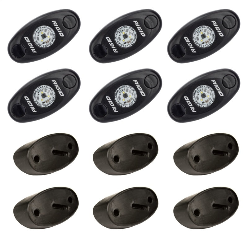 Rigid Industries Rock Light Kit- Cool White (6 lights)-thumbmail-2