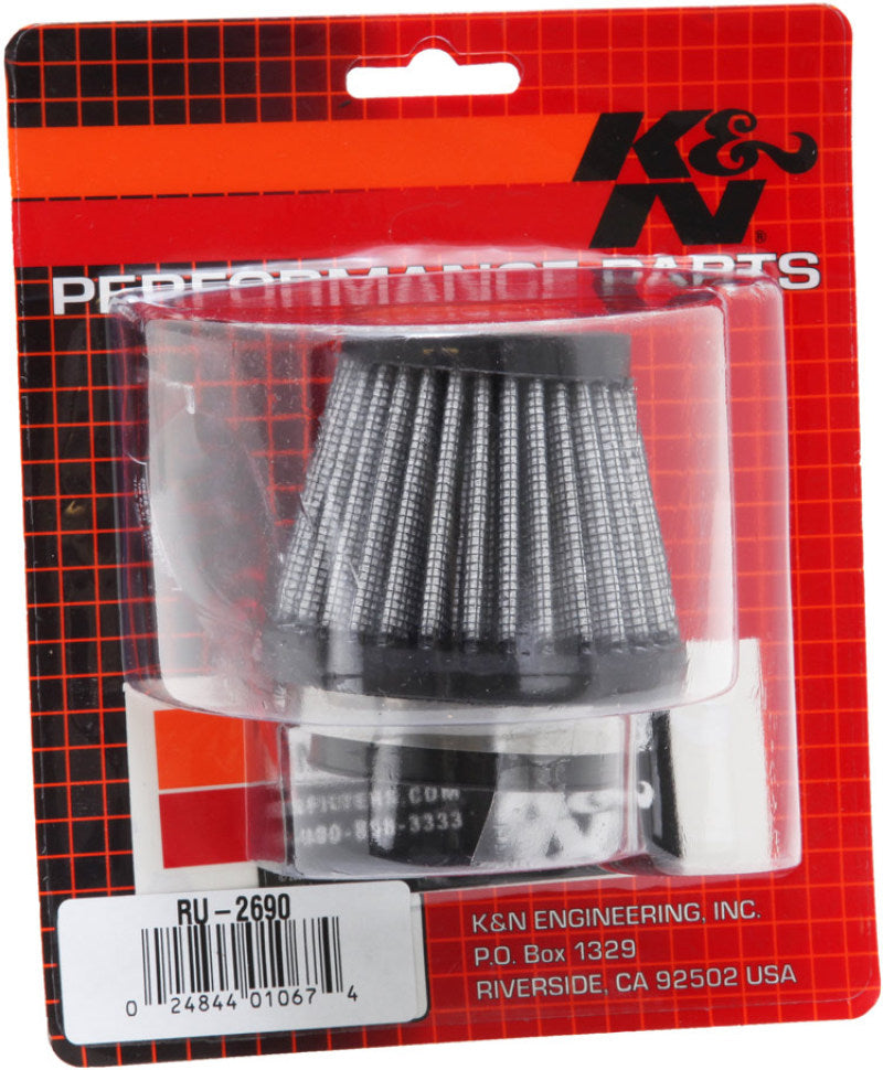 K&N Filter Universal Rubber Filter 1 3/4 inch Flange 3 inch Base 2 inch Top 2.5 inch Height-thumbmail-5