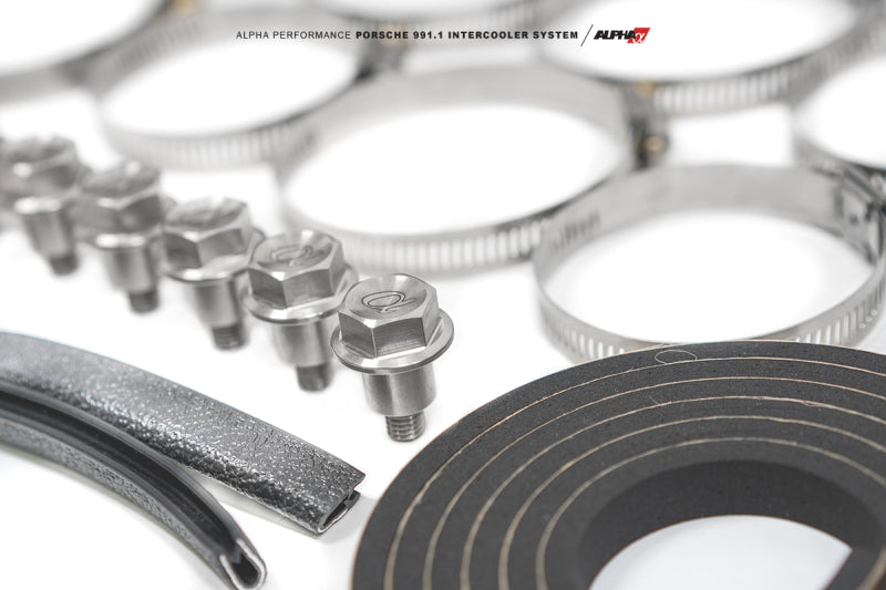 AMS Performance Porsche 997.1TT Alpha Intercooler System (For Stock Framed Turbos)-thumbmail-7
