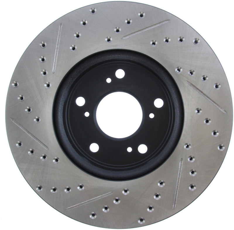 StopTech Slotted & Drilled Sport Brake Rotor Front Left 13 Honda Accord Sport-thumbmail-7