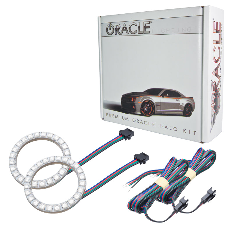 Oracle Dodge Charger SRT8 11-14 WP LED Projector Fog Halo Kit - ColorSHIFT-thumbmail-4