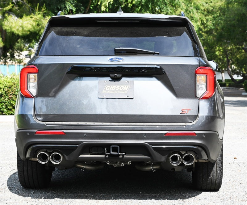 Gibson 20-21 Ford Explorer ST / Lincoln Aviator 3.0L 2.25in Axle-Back Dual Exhaust - Stainless-thumbmail-1