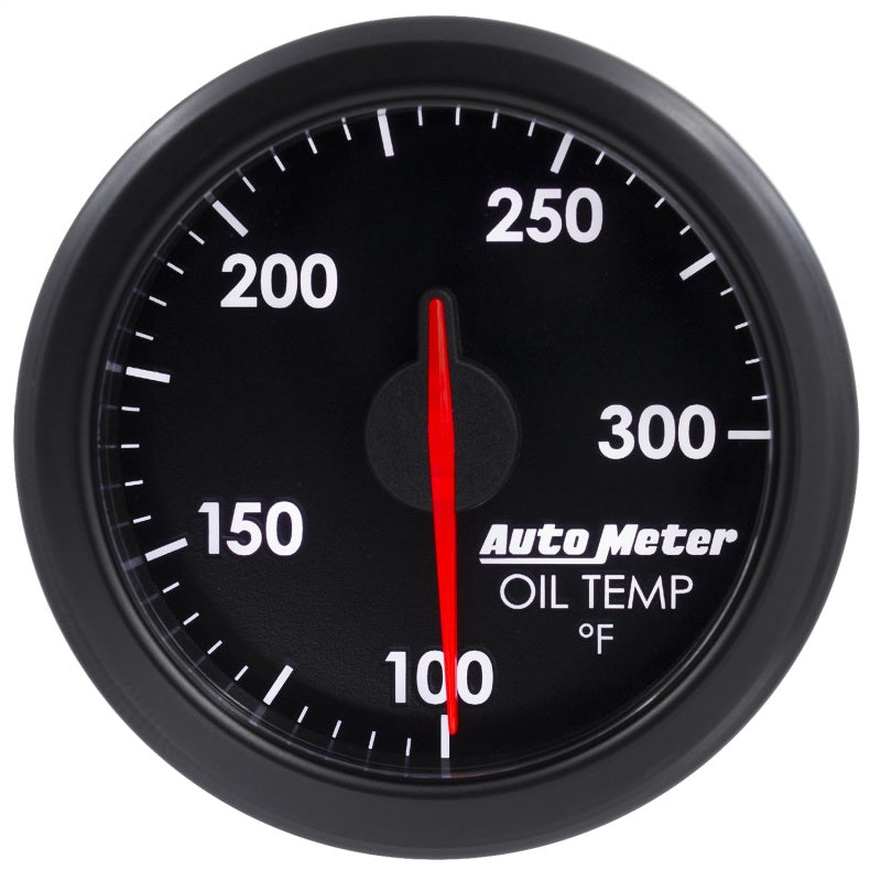 Autometer Airdrive 2-1/6in Oil Temp Gauge 100-300 Degrees F - Black-thumbmail-3