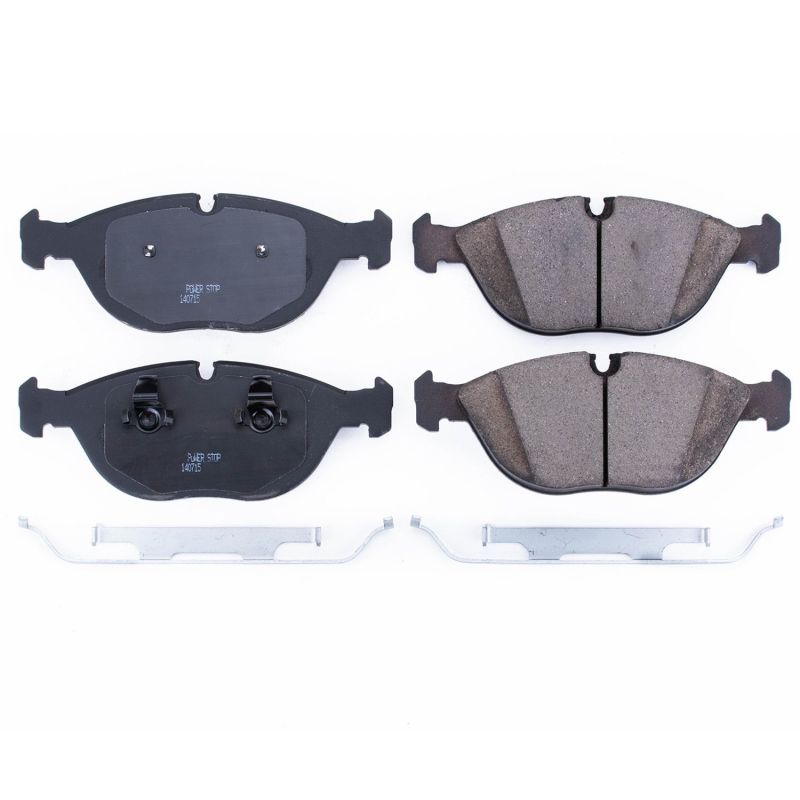 Power Stop 04-06 Audi TT Quattro Front Z17 Evolution Ceramic Brake Pads w/Hardware-thumbmail-1