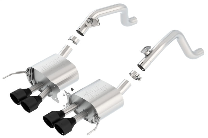 Borla 14-18 C7 Corvette Stingray Axle-Back ATAK Exhaust 2.75in To Muffler Dual 2.0in Out 4.25in Tip-thumbmail-2