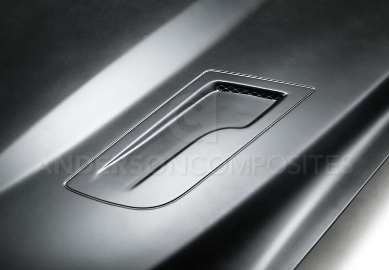 Anderson Composites 15-17 Ford Mustang (Excl. GT350/GT350R) Type-GTH Style Hood Fiberglass-thumbmail-5