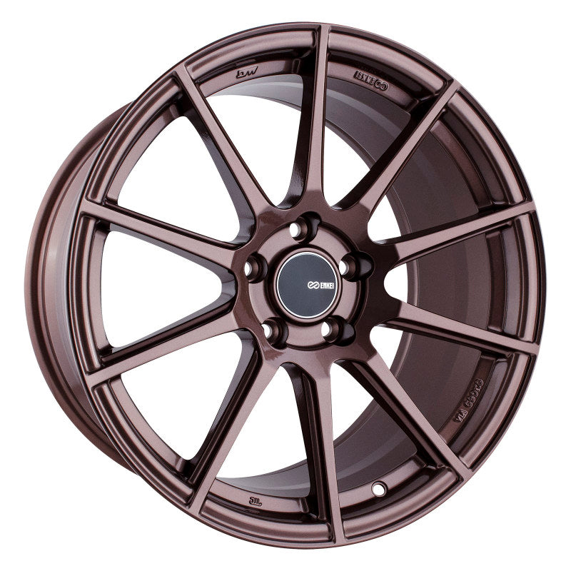 Enkei TS10 18x9.5 35mm Offset 5x114.3 Bolt Pattern 72.6mm Bore Dia Copper Wheel-thumbmail-2