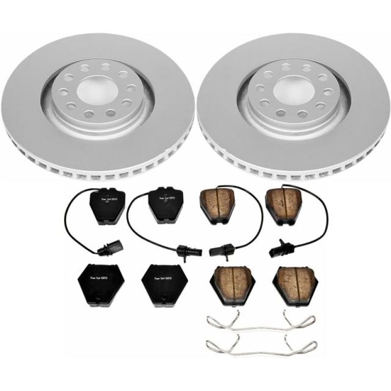 Power Stop 00-01 Audi A6 Quattro Front Z23 Evolution Sport Coated Brake Kit-thumbmail-1