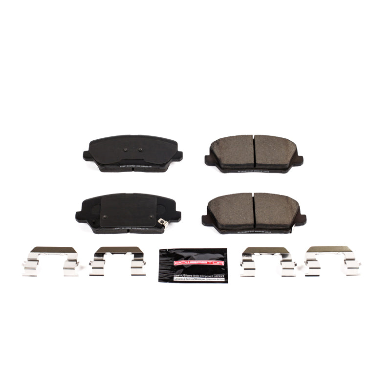Power Stop 16-17 Hyundai Veloster Front Z23 Evolution Sport Brake Pads w/Hardware-thumbmail-1