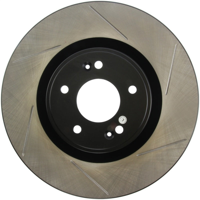 StopTech Power Slot 10 Hyundai Genesis Coupe Track Front Left Slotted Rotor-thumbmail-5