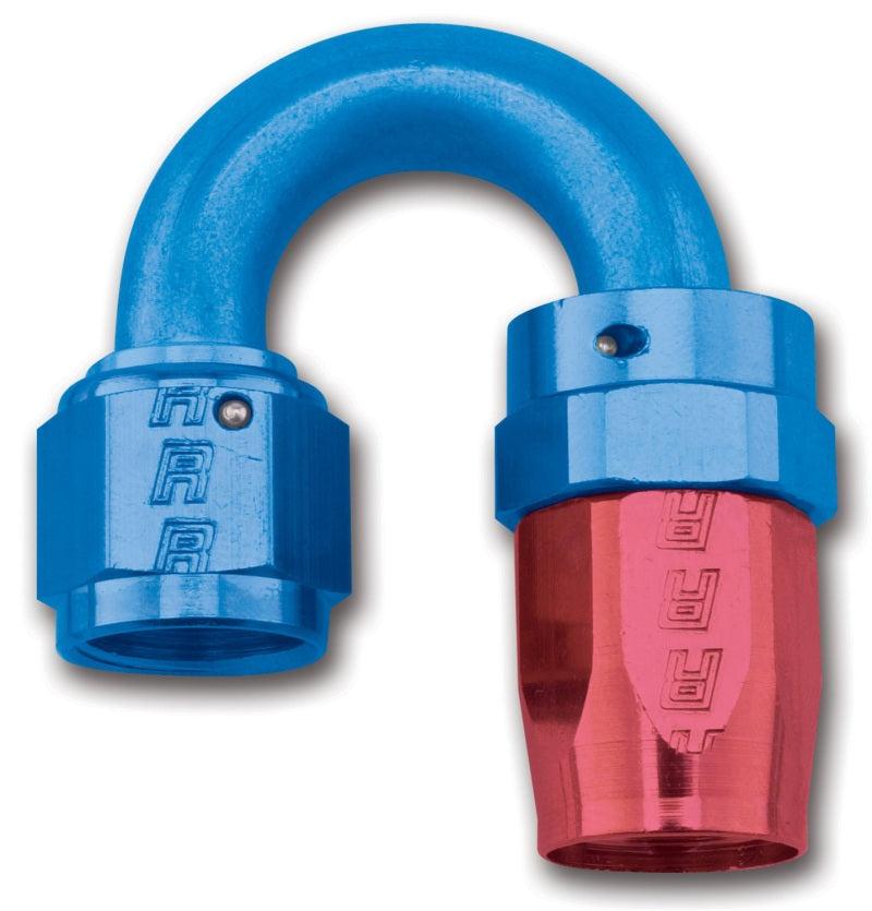 Russell Performance -8 AN Red/Blue 180 Degree Full Flow Swivel Hose End (With 3/4in Radius)-thumbmail-4