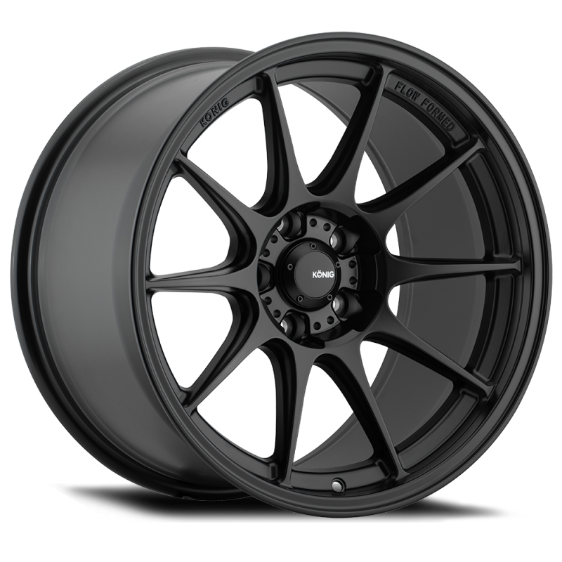 Konig Dekagram 18x8.5 5x120 ET32 Semi-Matte Black-thumbmail-1