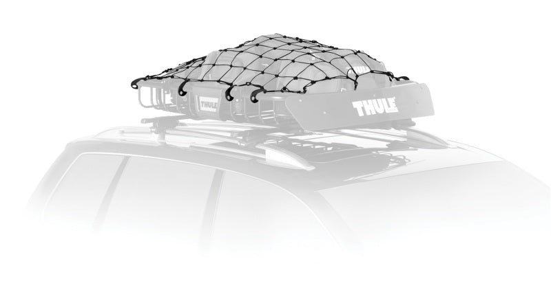 Thule Stretch Cargo Roof Basket Net - Black (Works w/ 1-1/4in. Basket Tubing or Smaller)-thumbmail-3