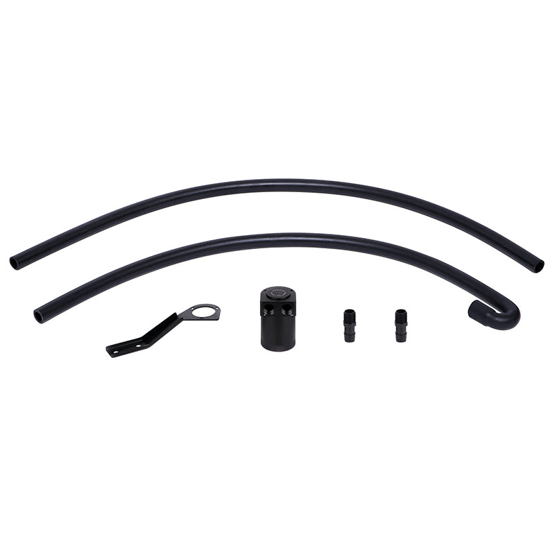 Mishimoto 07-10 BMW N54 Baffled Oil Catch Can Kit - Black (CCV Side)-thumbmail-1