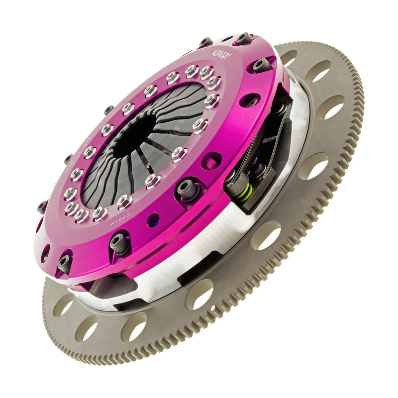 Exedy 96-16 Ford Mustang V8 4.6L/5.0L Hyper Twin Cerametallic Clutch Sprung Disc Push Type Cover-thumbmail-3