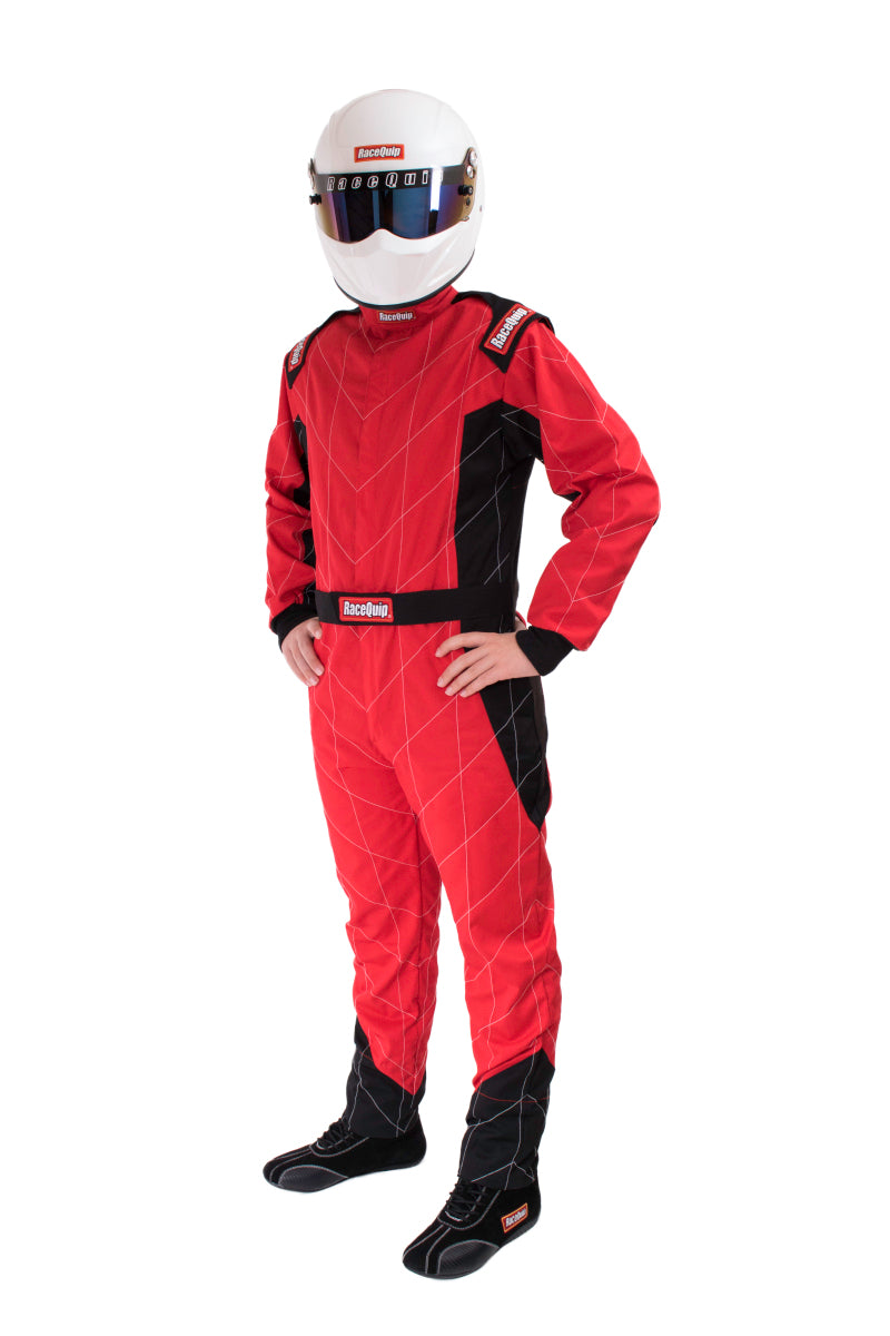 RaceQuip Red Chevron-1 Suit - SFI-1 XL-thumbmail-1