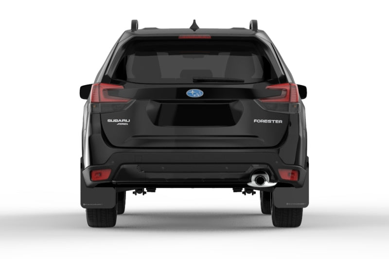 Rally Armor 19-21 Subaru Forester Black UR Mud Flap w/ Grey Logo-thumbmail-4