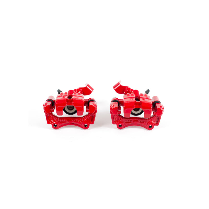 Power Stop 01-05 Mazda Miata Rear Red Calipers w/Brackets - Pair-thumbmail-2
