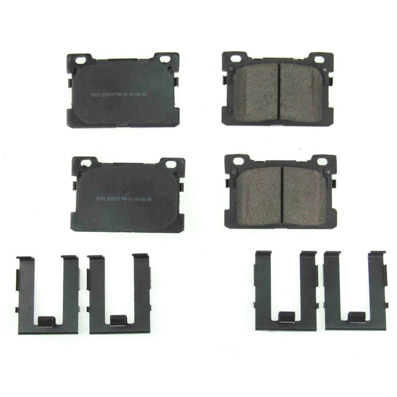Power Stop 17-19 Genesis G90 Rear Z17 Evolution Ceramic Brake Pads w/Hardware-thumbmail-1