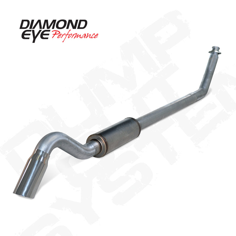 Diamond Eye 4in SS TURBO BACK SGL DUMP OUT 98.5-02 DODGE INCLUDING TIP-thumbmail-2