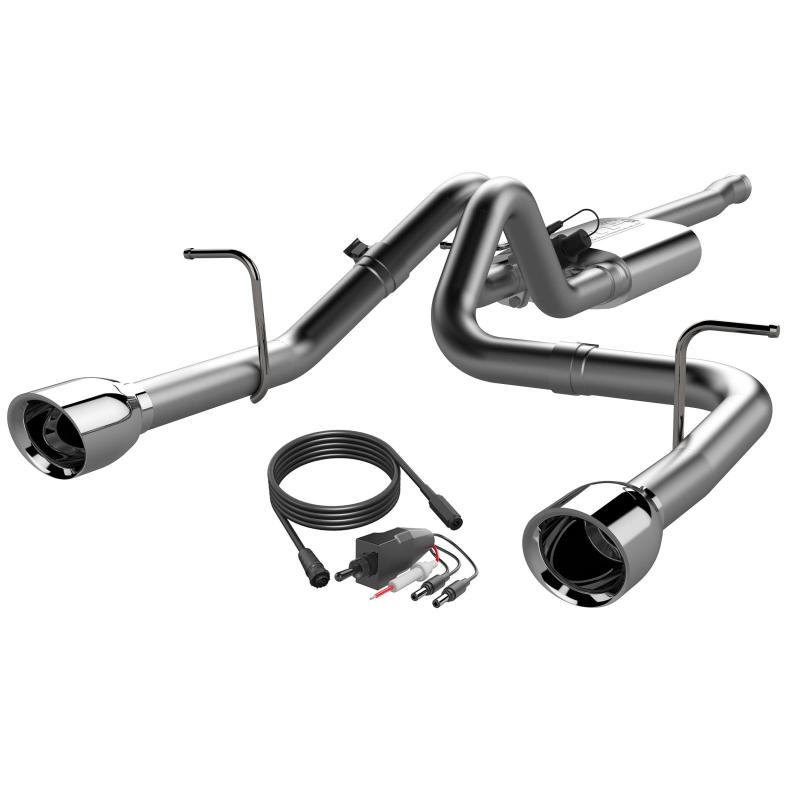 QTP 2018 Jeep Wrangler JL 304SS Screamer Cat-Back Exhaust 4DR w/4in Tips-thumbmail-3