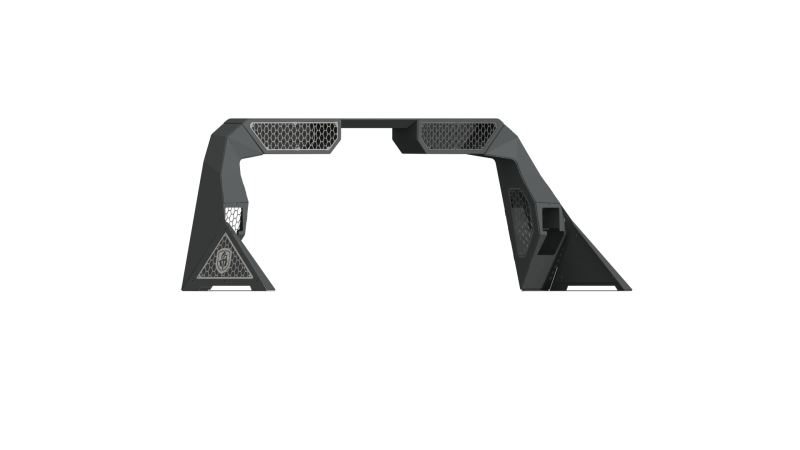 Road Armor 10-19 Dodge 1500 iD Headache Rack w/Bedrail Pod/Dual 10in Pod/Brake Lamp Relief/Hyve -Raw-thumbmail-1