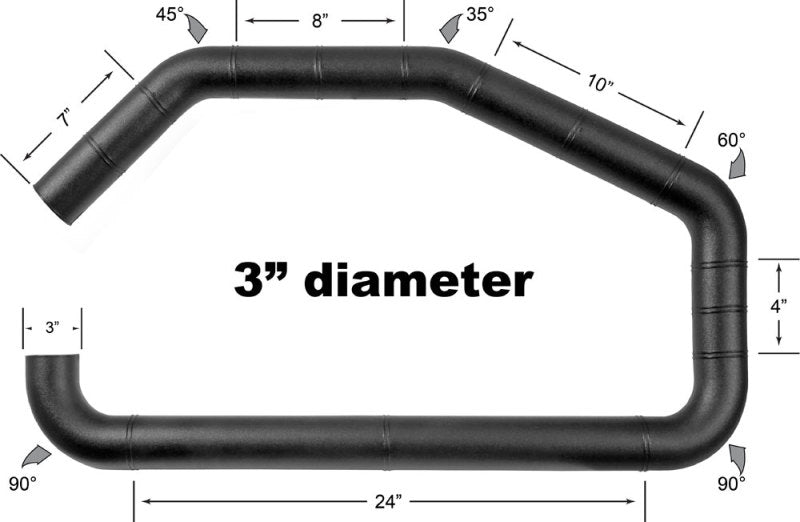 Airaid U-Build-It - 3in Intake Tube-thumbmail-2
