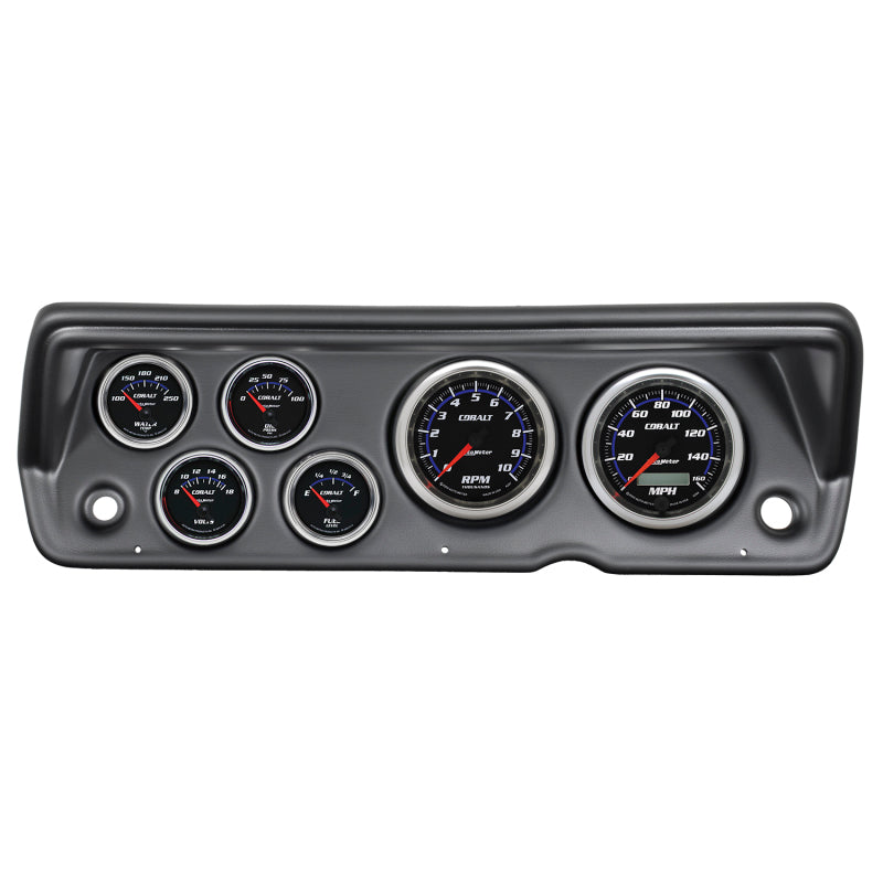 Autometer Cobalt 70-76 Duster/ Demon/ Dart Dash Kit 6pc Tach / MPH / Fuel / Oil / WTMP / Volt-thumbmail-1
