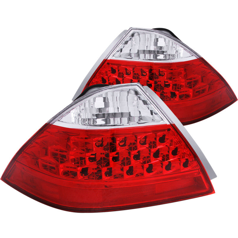 ANZO 2006-2007 Honda Accord Taillights Red/Clear-thumbmail-2