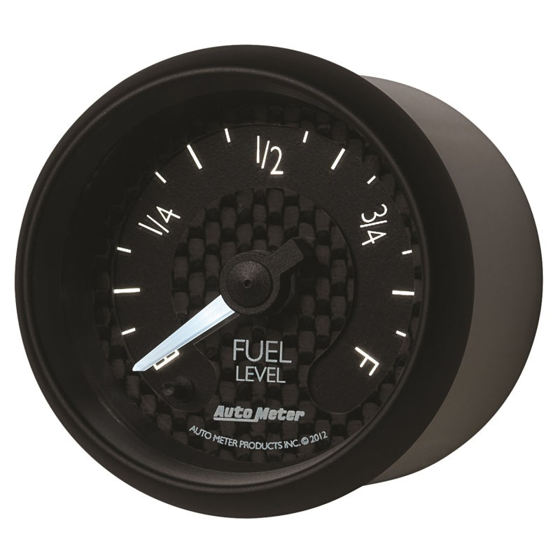 Autometer GT Series 52mm Full Sweep Electronic 0-280 ohm Fuel Level Programmable Empty-Full Range-thumbmail-5