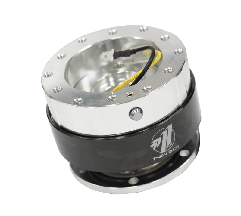 NRG Quick Release Gen 1.5 - Silver Body / Black Chrome Ring-thumbmail-3