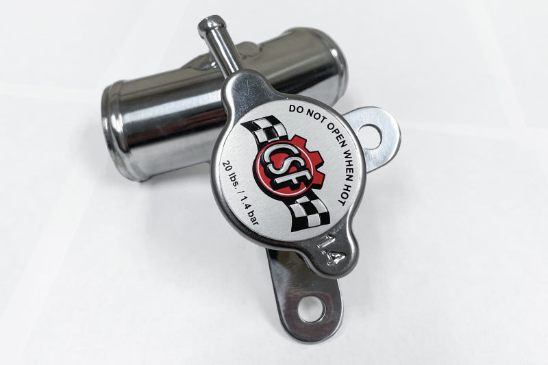 CSF 13+ BRZ / 13-20 Toyota 86 / 22+ GR86 Aluminum Filler Neck w/ High Pressure Radiator Cap-thumbmail-4