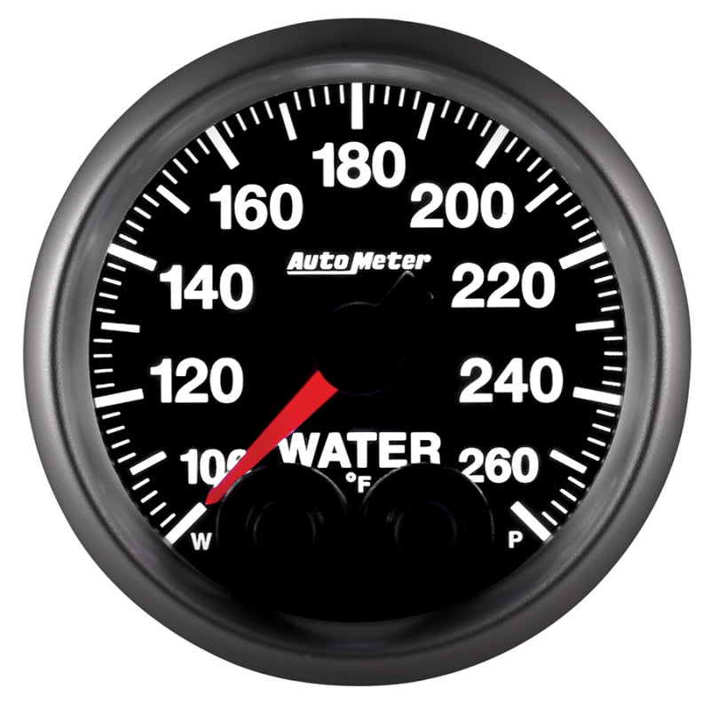 Autometer Elite 52mm 100-260 Degress F Water Temperature Peak and Warn Gauge w/ Electonic Control-thumbmail-5